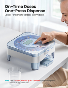 Sistema Automático de Dispensa de Comprimidos, Armazenamento Grande com 28 Compartimentos, Design à Prova d'Água e Umidade para Idosos - Product Image 3