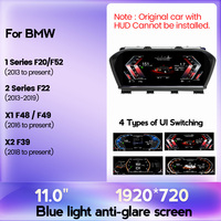Tableau de bord LCD Linux MEKEDE 2023 pour BMW Série 1 F20 F52 Série 2 F22 X1-F48 F49 X2-F39