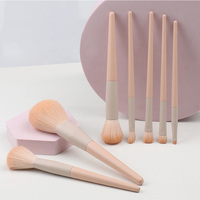 7pcs Trending Real Techniques Ensembles de pinceaux de maquillage Beauté Pinceau personnalisé de luxe pour maquillage Pinceau correcteur plat en cheveux synthétiques