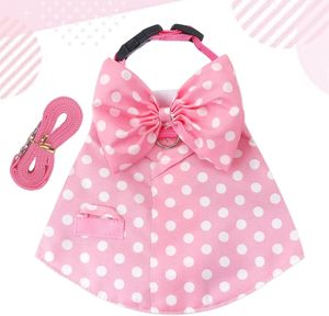 ชุดสายจูงและปลอกคอกระต่าย Habbiful - ไนลอน ป้องกันการหลุดรอด ระบายอากาศ ลายจุด ใช้ได้ทุกฤดู สำหรับการฝึกกลางแจ้ง เดินเล่น และตั้งแคมป์ - Product Image 2