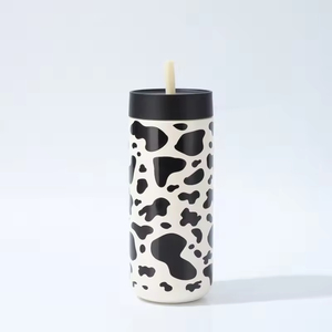 Milk <b>Cup</b>, Cute Ice <b>Cup</b>, 316 Stainless Steel Thermos <b>Cup</b>, <b>Large</b> Capacity Straw <b>Cup</b>, Accompanying Water <b>Cup</b> - Product Image 6