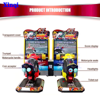 Vente d'usine Arcade Super Bike Racing Manx TT Machine de jeu vidéo à pièces Simulateur de conduite de moto avec 1 an de garantie