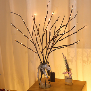 DIY Willow <strong>Twig</strong> Artificial Tree <strong>With</strong> 20 Led <strong>Lights</strong> 30'' Warm White Battery Operated Led Branch <strong>Light</strong> for Vase Room Christmas - Product Image 3