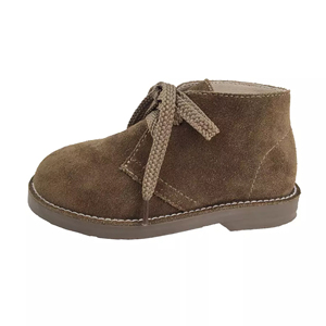 Custom New Fashion Unisex in pelle nera per bambini bambini stivaletti da ragazzo per 13 anni pantofole invernali con lacci per ragazze - Product Image 6
