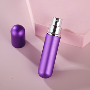 Flacon de parfum portable en verre de 5 ml, 8 ml, 10 ml, flacon pulvérisateur vide en aluminium pour la maison et le bureau - Product Image 3