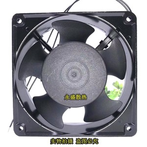 พัดลมระบายความร้อนแบบแกน F2E ขนาด 120 มม. 220V 2900 รอบต่อนาที ใบพัดพลาสติก ติดตั้งแบบแร็ค พัดลมอินเวอร์เตอร์ - Product Image 3