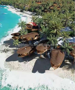 <span class=keywords><strong>Maison</strong></span> en aluminium de style balinais moderne avec fonction imperméable pour <span class=keywords><strong>maison</strong></span> de vacances tropicale et complexe écologique - Product Image 4