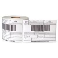 BPA ücretsiz 100x150mm termal rulo etiket 6x4 doğrudan termal nakliye çıkartmalar 4x6 adres etiketleri yazıcı malzemeleri
