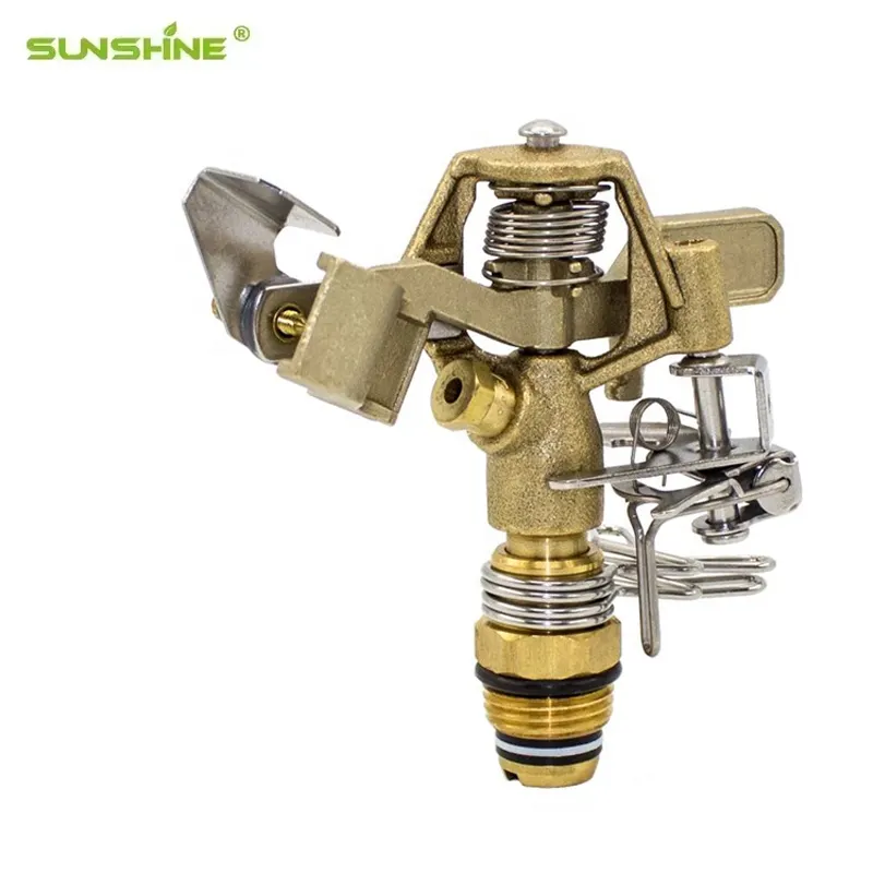 Ánh nắng mặt trời 1/2 inch Brass Rotating Rocker tưới công cụ vườn nông nghiệp vòi phun nước