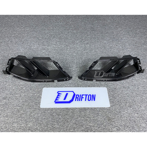 Rejillas de ventilación delanteras de fibra de carbono seca estilo R44 MHC para BMW G80 G81 M3 G82 G83 M4 - Product Image 2