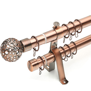 <span class=keywords><strong>Tringle</strong></span> à rideau robuste en fer, fixe, classique, moderne, de luxe, décorative, exportation Chine, OEM, vente en gros, Égypte, offre spéciale - Product Image 2