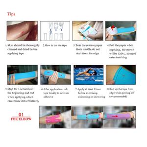 Carrera de campo Manténgase pegajoso más de 10 días cinta de kinesiología cinta muscular de la mejor calidad - Product Image 2