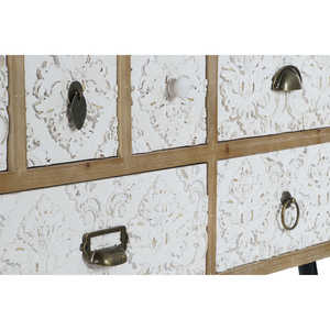 Mueble para TV de Metal 120x40x61 Tallado Natural - Product Image 1