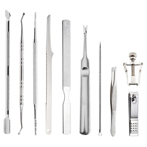 Nail clipper <b>set</b> for ingrown toenails, cuticle nail clippers, cuticle file, and adult pedicure. - Product Image 2