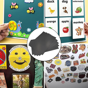 แผ่นแม่เหล็กอ่อน A4 ขนาด 1.5/1.0/0.5 มม. พร้อมกาวในตัว สำหรับติดรูปภาพ แม่เหล็กติดตู้เย็น 4A - Product Image 4