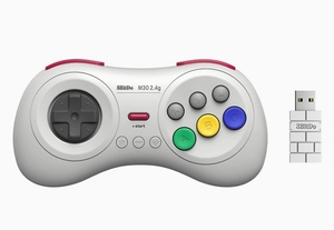 Control Inalámbrico Retro 8BitDo M30 2.4G Original 80HA02 con 6 Botones, Bluetooth, Batería de Larga Duración para Juegos de PC - Product Image 3