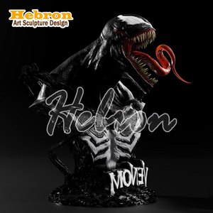 Statue grandeur nature <span class=keywords><strong>Marvel</strong></span> <span class=keywords><strong>Venom</strong></span> Bust_ Buste <span class=keywords><strong>Venom</strong></span> à l'échelle <span class=keywords><strong>1</strong></span>:<span class=keywords><strong>1</strong></span>_ Modèle de collection mortel_ Articles de collection - Product Image 5