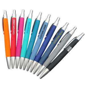 Pulpen Gel Plastik Cepat Kering 4-Warna Logo Kustom untuk Hadiah Promosi Otomotif, Sablon Minimum - Product Image 1