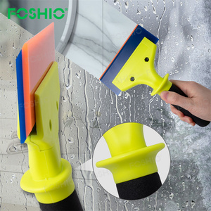 Foshio Tergivetro Personalizzabile da 5 e 8 Pollici <span class=keywords><strong>per</strong></span> <span class=keywords><strong>Vetri</strong></span> e <span class=keywords><strong>Porte</strong></span> in Vetro, con Lama in Gomma, Ideale anche <span class=keywords><strong>per</strong></span> Doccia - Product Image 3