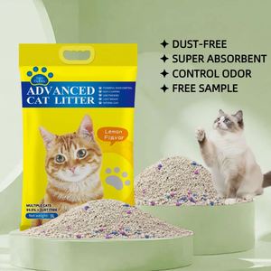 Litière pour chat en bentonite en forme de boule, agglomérante rapide, anti-odeurs, écologique, 4 kg, facile à nettoyer, best-seller des articles pour animaux de compagnie - Product Image 1