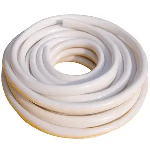 Jg tubulação de ar flexível, de pvc, branco, de grau alimentar, para aquário, jardim, entrega de água, mangueira de baixa pressão, flexível