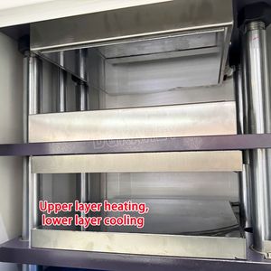 ISO 23950 ve ASTM D3182 su Clold kauçuk vulkanizasyon makinesi Lab plastik PVC iki kat sıcak basın düz kalıp ekipmanları - Product Image 2