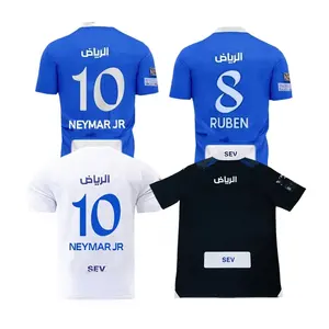 2024 nuevo secado rápido Tailandia calidad 1:1 Fans versión local NEYMAR JR 10 RUBEN 8 nombre personalizado fútbol uniforme camiseta de fútbol