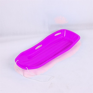 YAMA Traîneau à neige en plastique HDPE pour <span class=keywords><strong>deux</strong></span> personnes pour l'extérieur <span class=keywords><strong>Luge</strong></span> à double <span class=keywords><strong>luge</strong></span> pour enfants Snowboard Ski - Product Image 2