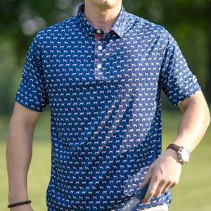 Camisas de Golf Personalizadas para Hombre, Protección Solar FPS 30, Estampado Completo, 76% Nailon, 24% Elastano, Camisetas de Alto Rendimiento, Ropa Cómoda para Golf y Tenis - Product Image 2