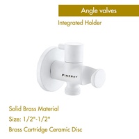 Vanne de bidet en laiton PINEBAY, commande hydraulique, vanne d'arrêt, application générale de l'eau, pulvérisateur, douche, pulvérisateur