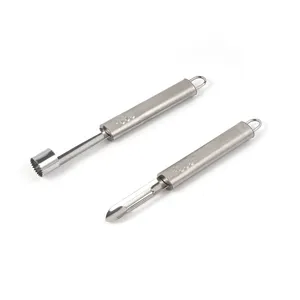 Tiện Ích Nhà Bếp Công cụ trái cây bền sắc nét thép không gỉ Apple corer để loại bỏ lõi và hố