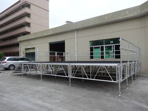 Sistema de iluminación de escenario con efecto disco de aluminio para concierto más barato/escenario de DJ portátil/escenario de <span class=keywords><strong>pasarela</strong></span> - Product Image 5