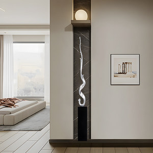 Sculpture décorative abstraite en résine, thème Prospérité <span class=keywords><strong>et</strong></span> Succès, haute <span class=keywords><strong>et</strong></span> fine, pour entrée, salon, <span class=keywords><strong>meuble</strong></span> <span class=keywords><strong>TV</strong></span>, niche, décoration d'ambiance - Product Image 4