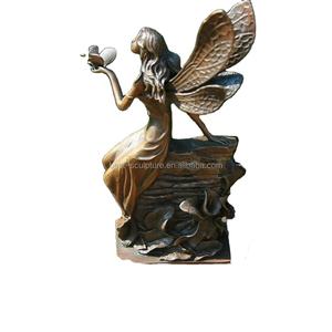 Escultura de estatua de Cupido, mitología griega, bronce, tamaño real - Product Image 3