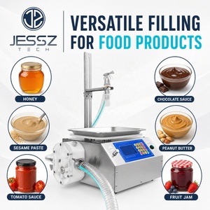 Machine de remplissage semi-automatique CSY-A7 pour pâte à tartiner au chocolat et crème <span class=keywords><strong>Nutella</strong></span>, <span class=keywords><strong>pompe</strong></span> à engrenages, bec de canard 7L - Product Image 2