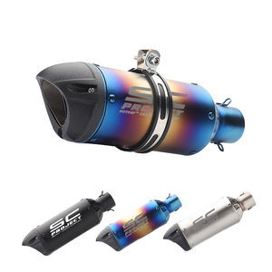 Huanglong 600/300 <span class=keywords><strong>Scorpio</strong></span> xe máy ống xả Thùng mới sửa đổi xe thể thao âm thanh phổ quát thép không gỉ roarin - Product Image 1