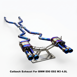 Vortex Titanium Alloy Performance <b>Exhaust</b> System for BMW E90 E92 M3 4.0L Valved Sound Drone Free - Product Image 1