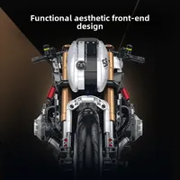 Guly 60558 2026 Nuevo MOC 1:5 Motocicleta R1200LC Creativa, Modelo de Rompecabezas de Alta Dificultad, Regalos Navideños, Juego de Bloques de Construcción