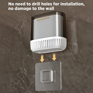 Portaescobillas de Inodoro de Pared Ecológico de PP <span class=keywords><strong>con</strong></span> Cerdas de Silicona Sólida para la Limpieza del <span class=keywords><strong>Baño</strong></span> - Product Image 6