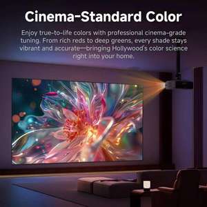 Android 9 Smart Projector Home 2K <b>HD</b> Screen Built-in Speakers Wireless Cross-Border Exclusive 900D Android OS Enjoy a Seamless U - Product Image 5