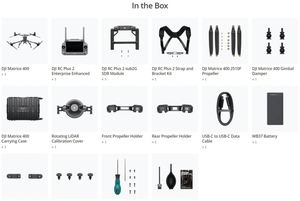 Drone Matrice 400 Édition Globale avec LiDAR, Radar MmWave, Capteurs de Vision Fisheye à Faible Luminosité, UAV M400 RTK Double Caméra, Livraison Rapide - Product Image 5