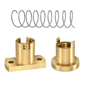 Tuerca Antihélices KINGROON T8 de Latón y Acero Inoxidable, Paso de 8 mm, 2 Tuerca de Histeresis, Accesorios para Impresora 3D - Product Image 5
