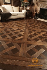 Meiyangyang Suelo de madera dura de ingeniería <span class=keywords><strong>Precio</strong></span> competitivo 1000*1000mm Hot New Versailles <span class=keywords><strong>Parquet</strong></span> Floor Oak - Product Image 6