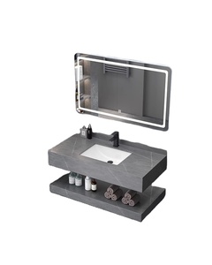 Bathroom Cabinets Mirror Sink Bathroom Vanity High End Bathroom Vanity Set Design - Product Image 1