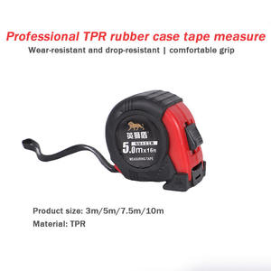 Ruban à mesurer de haute qualité de 16 pieds (5 m) rouge avec logo personnalisé, <span class=keywords><strong>mesure</strong></span> en pieds, système métrique impérial, ruban à mesurer magnétique - Product Image 5