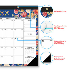 Carnet de notes promotionnel personnalisé cahier en papier a5 journal 2024 2025 planificateur hebdomadaire mensuel <span class=keywords><strong>calendrier</strong></span> mural planificateur - Product Image 5