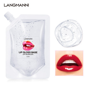 LANGMANNI 50ml 20ml Base de brillant à lèvres <span class=keywords><strong>pailleté</strong></span> Or Orange <span class=keywords><strong>rose</strong></span> Rouge transparent Base de brillant à lèvres 50ml 100ml Matériel de brillant à lèvres DIY hydratant - Product Image 5