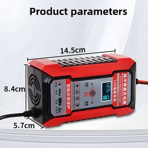 Chargeur de batterie de voiture 12V 6A à réparation par impulsions, affichage LCD, charge rapide intelligente, pour batteries AGM et plomb-acide à décharge profonde, pour automobile et moto - Product Image 3