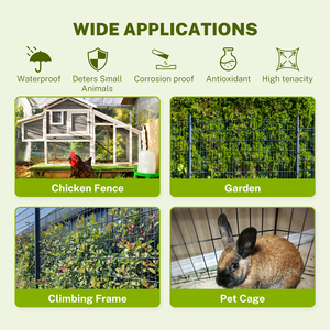 2 אינץ 'x 3 אינץ 16ga כלב גבול גידור גליל גדר ההפרדה חיצונית גדר תיל מרותך - Product Image 6