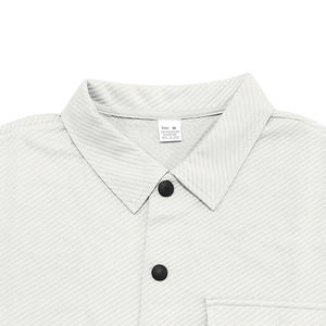 เสื้อแจ็คเก็ตผ้าทวิลลำลองสำหรับผู้ชายในฤดูใบไม้ร่วงแขนยาวสีทึบทรงเข้ารูประบายอากาศได้ดีน้ำหนักเบาสำหรับสวมใส่ในยามว่าง - Product Image 5